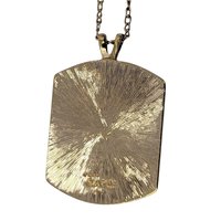 Vintage 1975 Avon Marigold Necklace: October Birth Flower Pendant