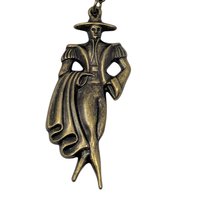 Vintage 1960s Conquistador Brooch: Spanish Figural Dangle Pin