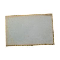 Vintage Gold Jewelry Box: 1970s Cantilever Storage Case