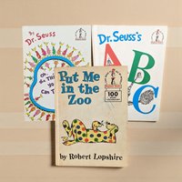 Vintage Dr. Seuss Book Lot: ABC, Thinks You Can Think!, Put Me in the Zoo