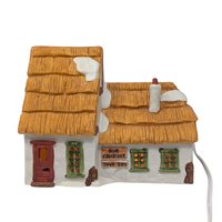 Vintage 1988 Bob Crachit & Tiny Tim Cottage: Dept 56 Dickens Village House