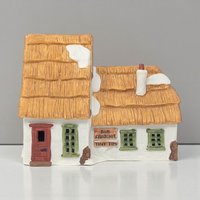 Vintage 1988 Bob Crachit & Tiny Tim Cottage: Dept 56 Dickens Village House