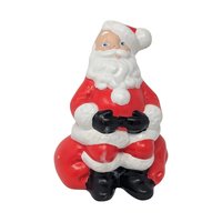 Vintage Handpainted Santa Mrs Claus Figurines: Ceramic Christmas Decor Set