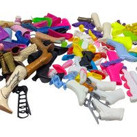 Vintage Barbie Doll Shoe and Boot Lot: Mixed Accessory Grab Bag for Fashion Dolls