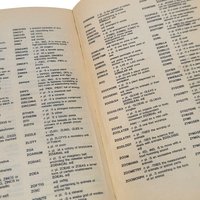 Vintage 1978 Scrabble Players Dictionary: First Edition Game Reference Book