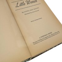 Vintage 1970 Little Women Book: Louisa May Alcott Hardcover Abridged Edition
