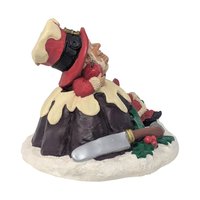 Vintage 1995 Finnians Christmas Figure: Roman Inc. Irish Leprechaun Pudding Decor