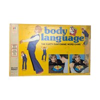 Vintage 1975 Body Language Game: Milton Bradley Pantomime Party Word Game