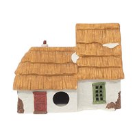 Vintage 1988 Bob Crachit & Tiny Tim Cottage: Dept 56 Dickens Village House