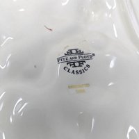 Vintage Fitz and Floyd Santa Face Plate: Ceramic Christmas Cookie Platter