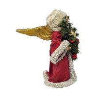 Vintage Small Christmas Angel Tree Topper Figurine