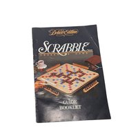 Vintage 1989 Scrabble Deluxe Edition Game: Milton Bradley