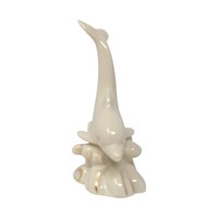 Vintage Lenox Porcelain Dive of the Dolphin Figurine: 24k Gold Accents