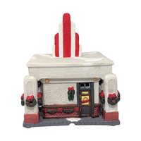 1999 St. Nicholas Square Service Station: Art Deco Gas Station Building (Imperfect)