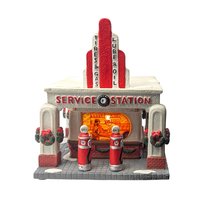 1999 St. Nicholas Square Service Station: Art Deco Gas Station Building (Imperfect)