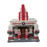 1999 St. Nicholas Square Service Station: Art Deco Gas Station Building (Imperfect)