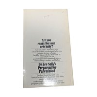 Vintage 1975 Preparing for Parenthood: Dr. Lee Salk Paperback Book