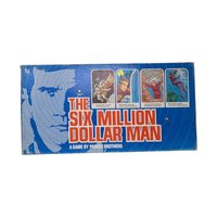 Vintage 1975 The Six Million Dollar Man Board Game: Parker Brothers Steve Austin TV Show