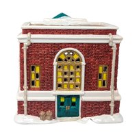 Vintage 1993 Public Library Building: Christmas Valley Series