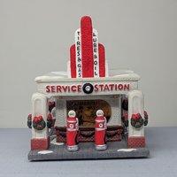 1999 St. Nicholas Square Service Station: Art Deco Gas Station Building (Imperfect)