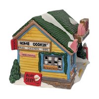 Vintage 1997 Junction Cafe Lighted Building: Seasonal Specialties Village