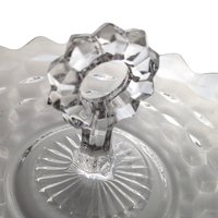 Vintage Fostoria American Clear Center-Handle Sandwich Tray