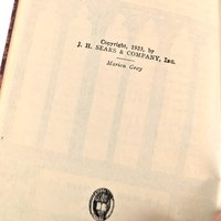 1923 'Marian Grey' by Mary J. Holmes Softcover Book