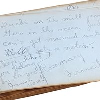 1948 Wooden High School Autograph Book
