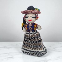 Vintage Guatemalan Folk Art Doll