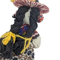 Vintage Guatemalan Folk Art Doll