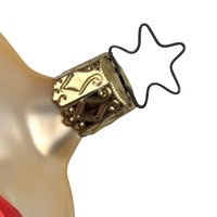 Vintage Old World Santa Glass Ornament