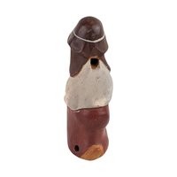 Vintage Hand Painted Clay Man Musical Whistle
