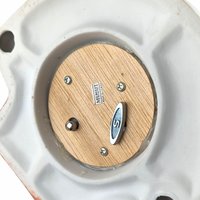 Vintage Midwest Santa at Window Music Box