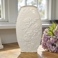 1989 'Mother's Day Roses' by Lenox Ivory Porcelain Vase