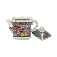 Vintage Sadler King Arthur Porcelain Teapot: Sir Lancelot of the Round Table Camelot Decor