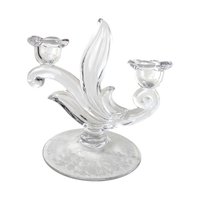 Duncan Miller First Love Glass Candlesticks