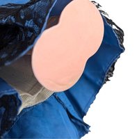 Vintage Spanish Woman in Blue Dress