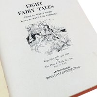 1938 Eight Fairy Tales Hardcover, Watty Piper