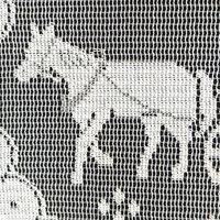 Vintage Horse and Carriage Embroidery Hoop