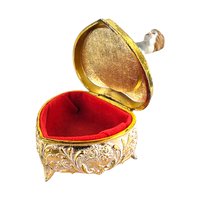 Vintage Cherub Trinket Box