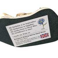 1993 David Winter September Birthstone Wishing Well