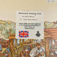 1993 David Winter September Birthstone Wishing Well