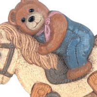 Vintage Frankie's Designs Rocking Horse Wall Hanging