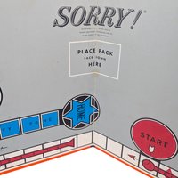 1964 Sorry! Parker Brothers Game: Board Game