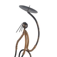 Vintage Lu Lu Collection Metal 2 Candle Holder