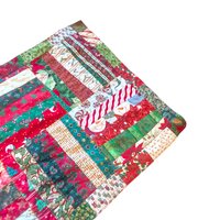 Vintage Handmade Christmas Table Runner