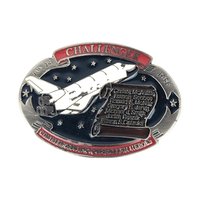 Vintage 1986 Space Shuttle Challenger Belt Buckle