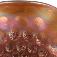 Vintage Fenton Coin Dot Carnival Glass Bowl