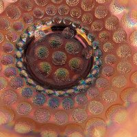 Vintage Fenton Coin Dot Carnival Glass Bowl