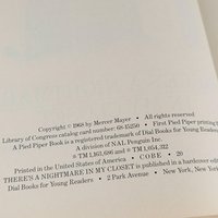 1976 There's a Nightmare in My Closet: Mercer Mayer Softcover